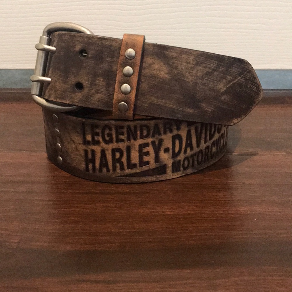 Harley Davidson Leather Belt